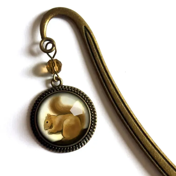 Bronze Squirrel Bookmark Bronze Squirrel Bookmark