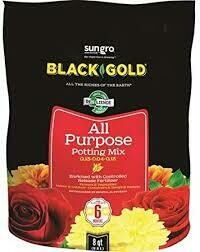 Black Gold 1 cf All Purpose Potting Soil