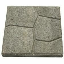 Lakestone Paver 16"x16"- Quarry Gray, Red/Black
