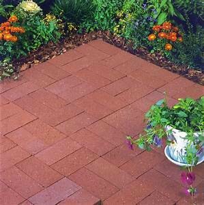 Patio Block - Gray, Tan, Red