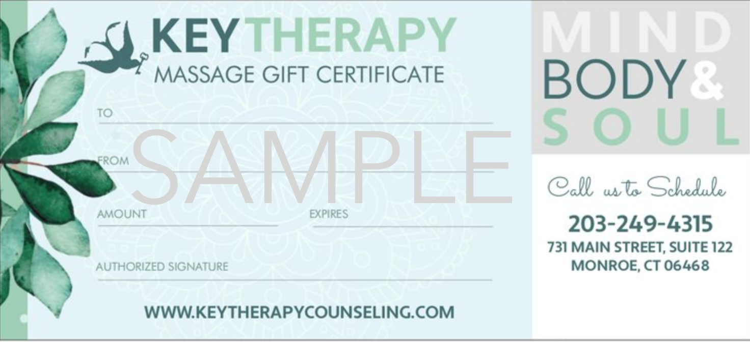 Massage Gift Certificate