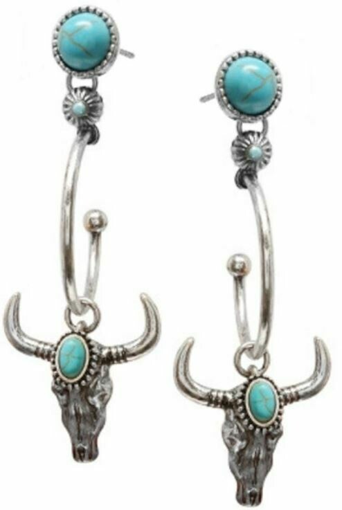 Western Longhorn Earrings