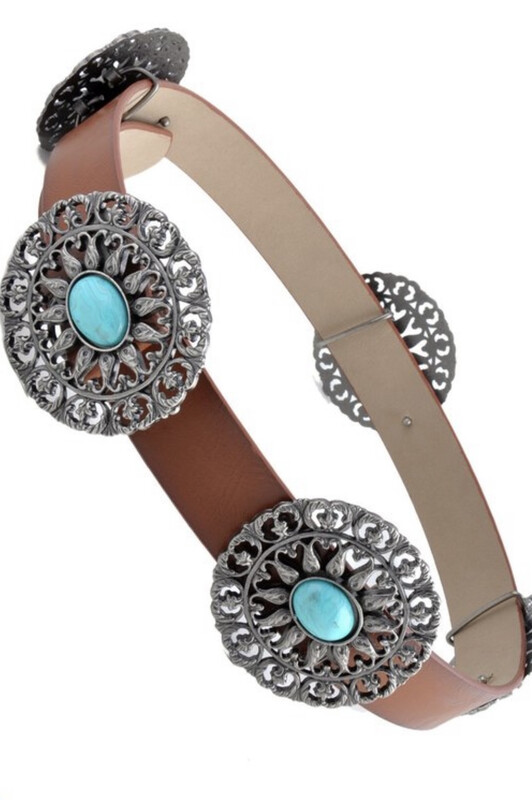 Kendra Turquoise Belt