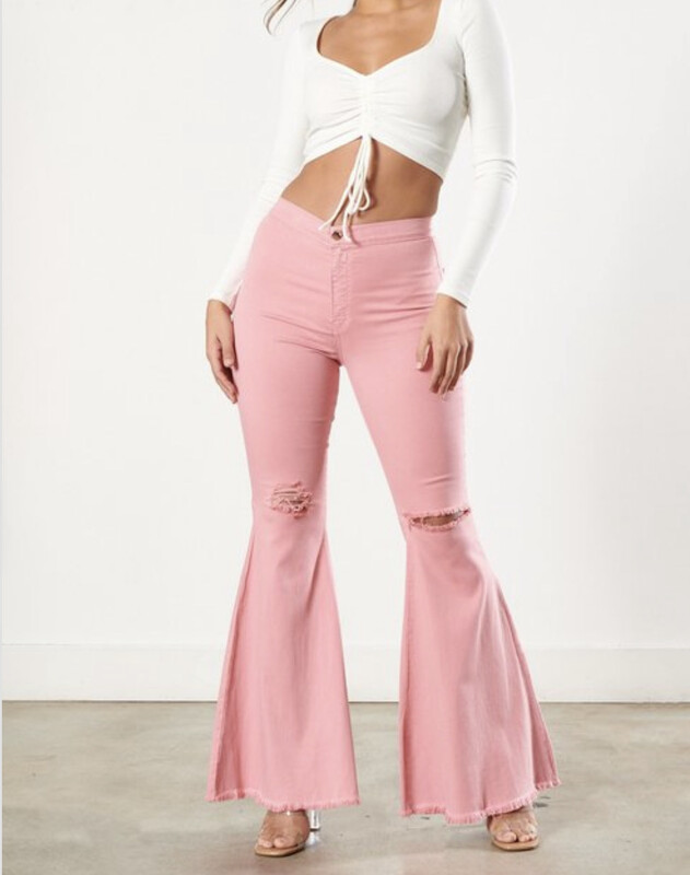 Pink Bell Bottoms