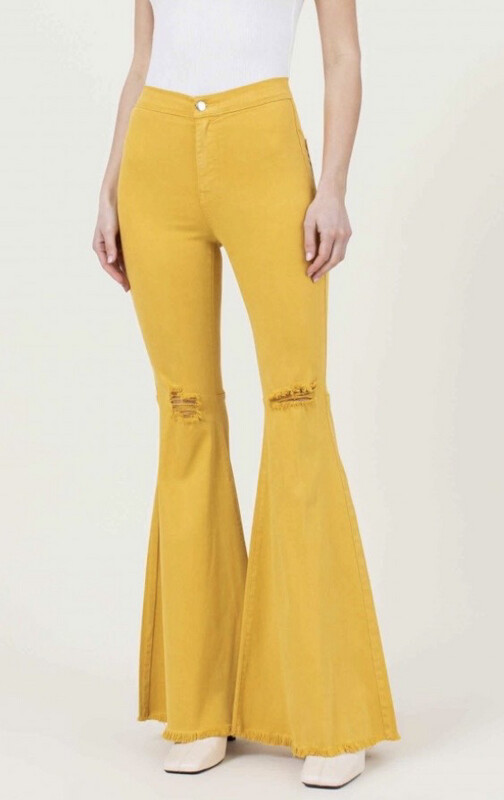 Daisy High Rise Flares
