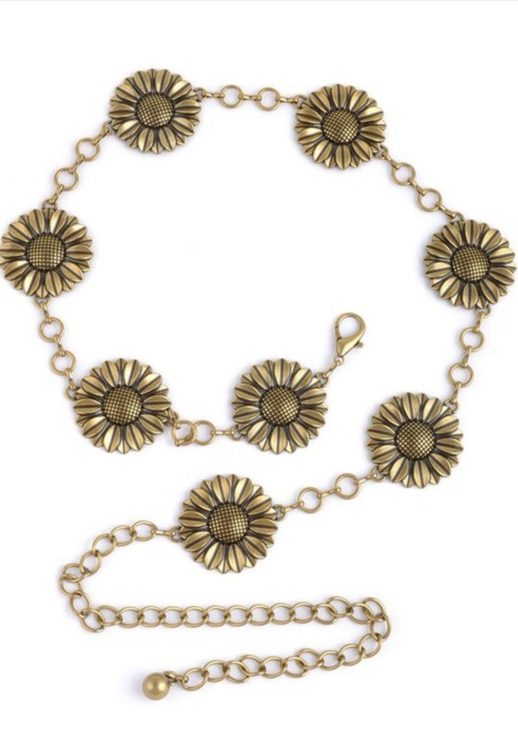 Sunflower Chain Belt
