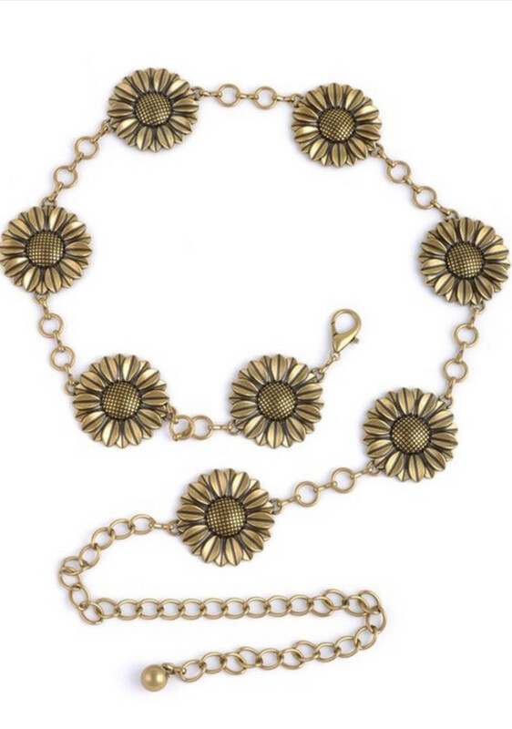 Sunflower Chain Belt