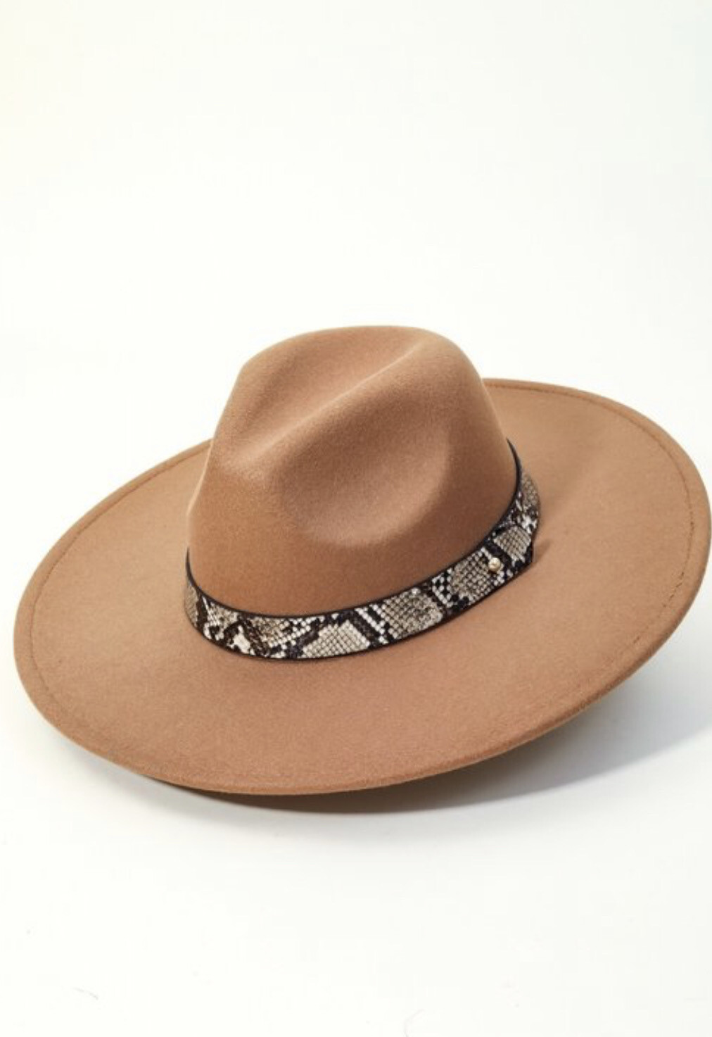 Snake Print Fedora