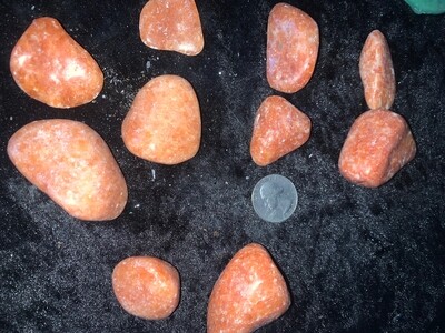 Orange Orchid Calcite