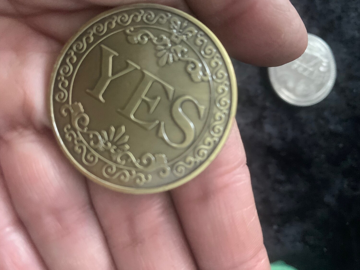Oracle Coin-Yes/No - Goth style