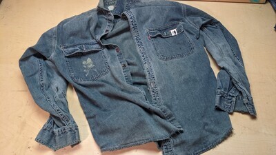 F'd Up-Cycled Levis Vintage Denim Shirt F'd Up-Cycled Levis Vintage Denim Shirt