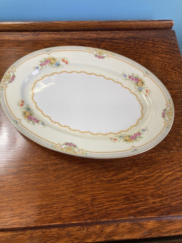 Vintage Mepoco Fine China Asta Japan Platter MPC2