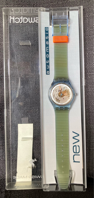 1991 Swatch #SAN100 Automatic “Blue Matic”