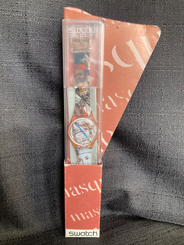 1992 Swatch #GP105PACK1 “Fan (Masquerade)”