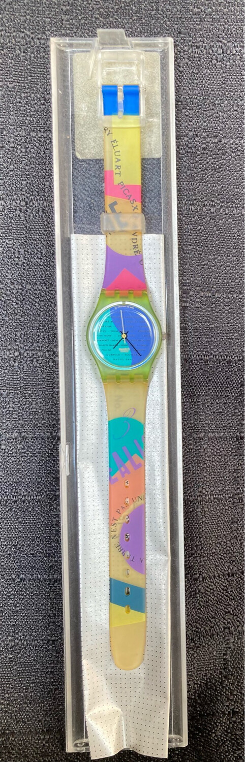 1989 Swatch LN107 “Croque Moiselle”