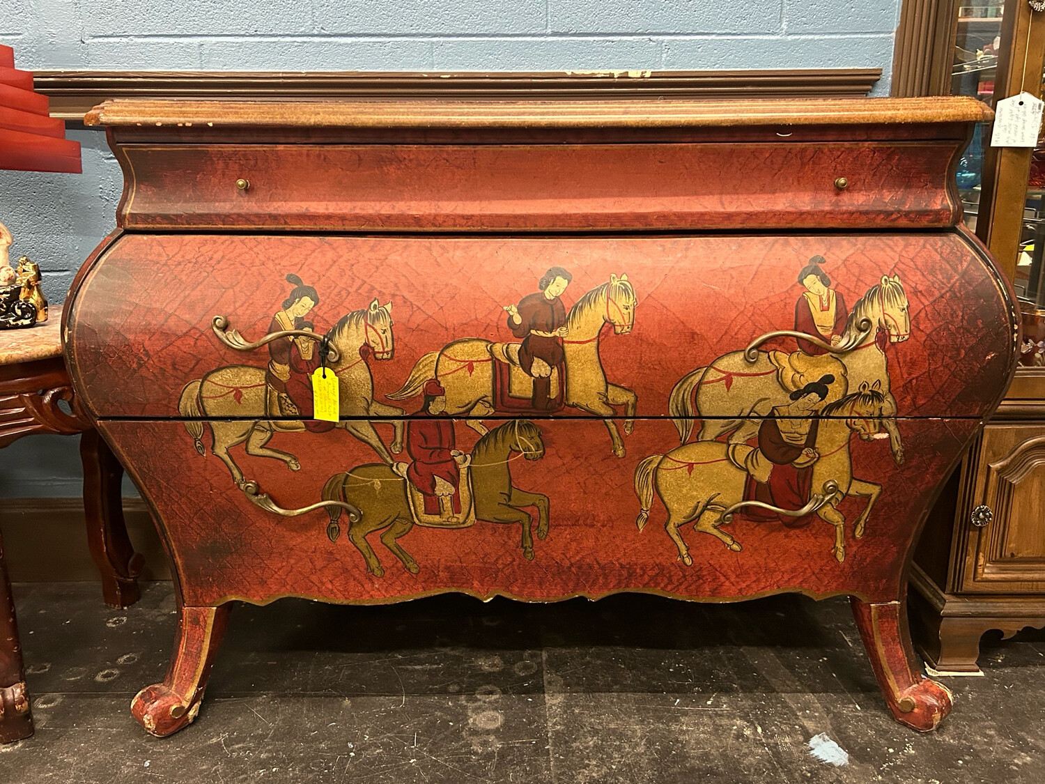Vintage Asian Bombay Chest Of Drawers