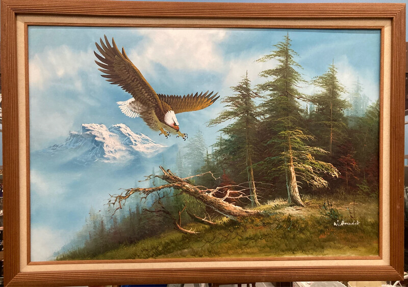 Flying Eagle Painting