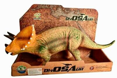 Juguete Dinosaurio Triceraptor, Grande, 52 Centimetros.