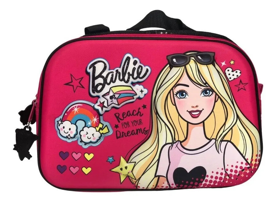 Bolso Infantil Barbie Original Con Lentejuelas.