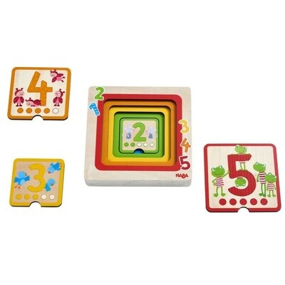 Wooden Counting Layering Puzzle