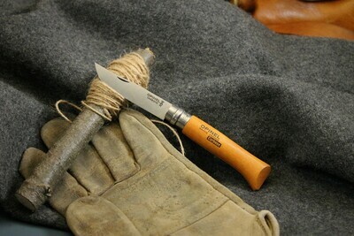 Opinel No.8 Carbone VRI Series Stainless Blade