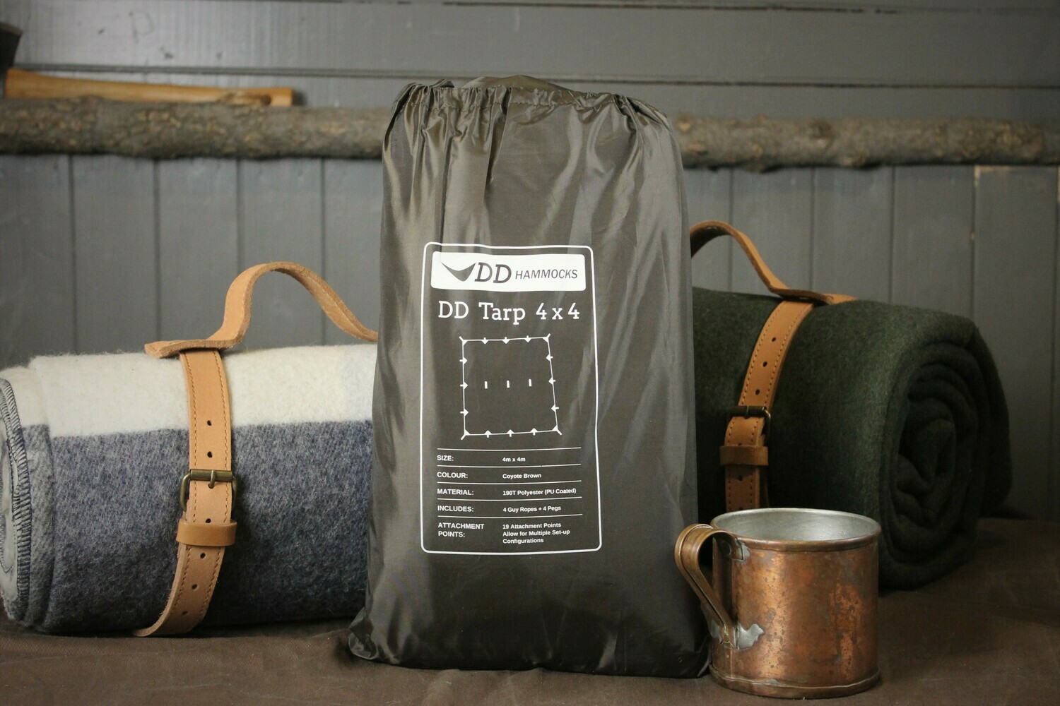 DD Tarp 4x4 in Olive Green