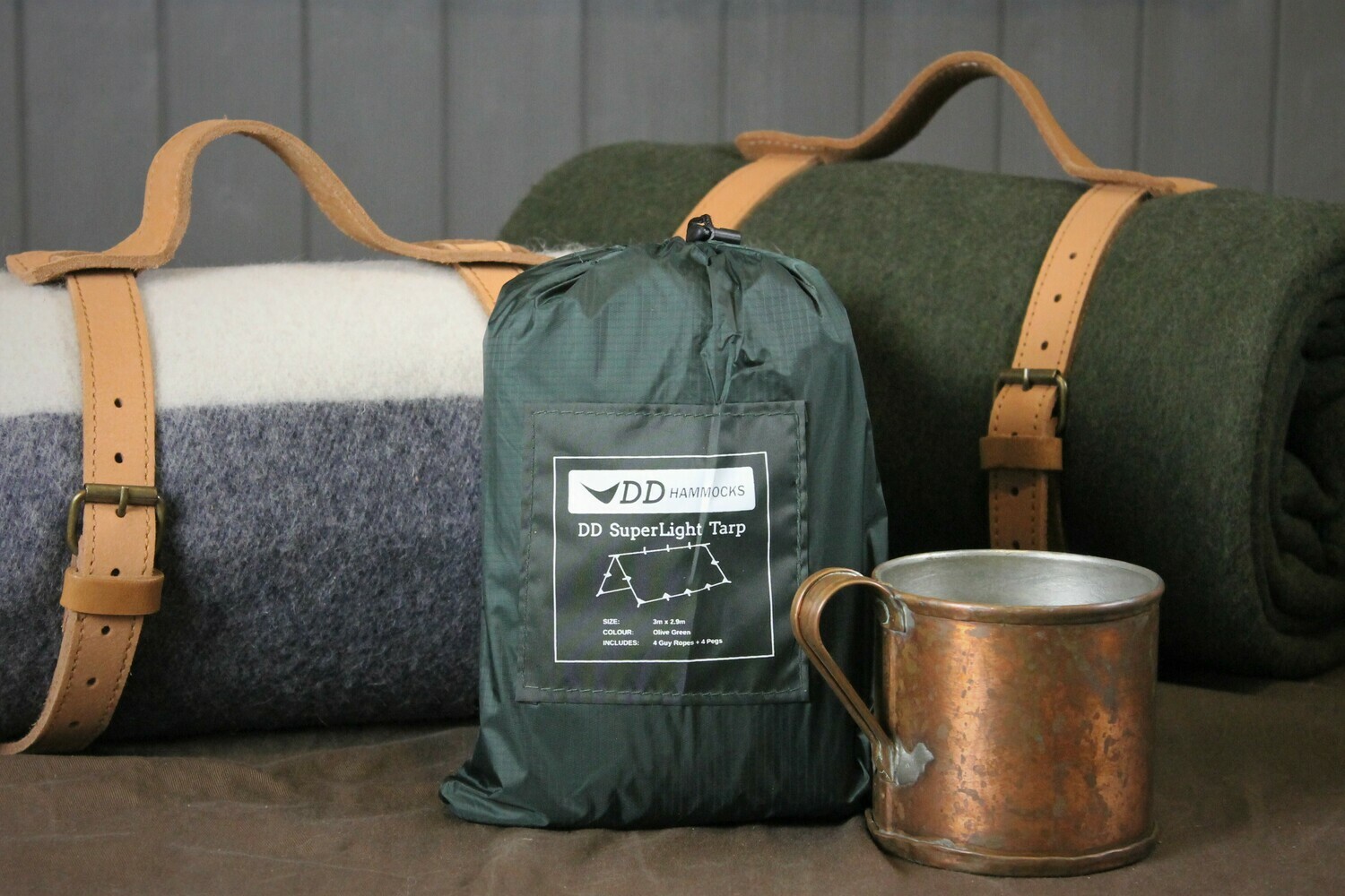 DD SuperLight Tarp in Olive Green