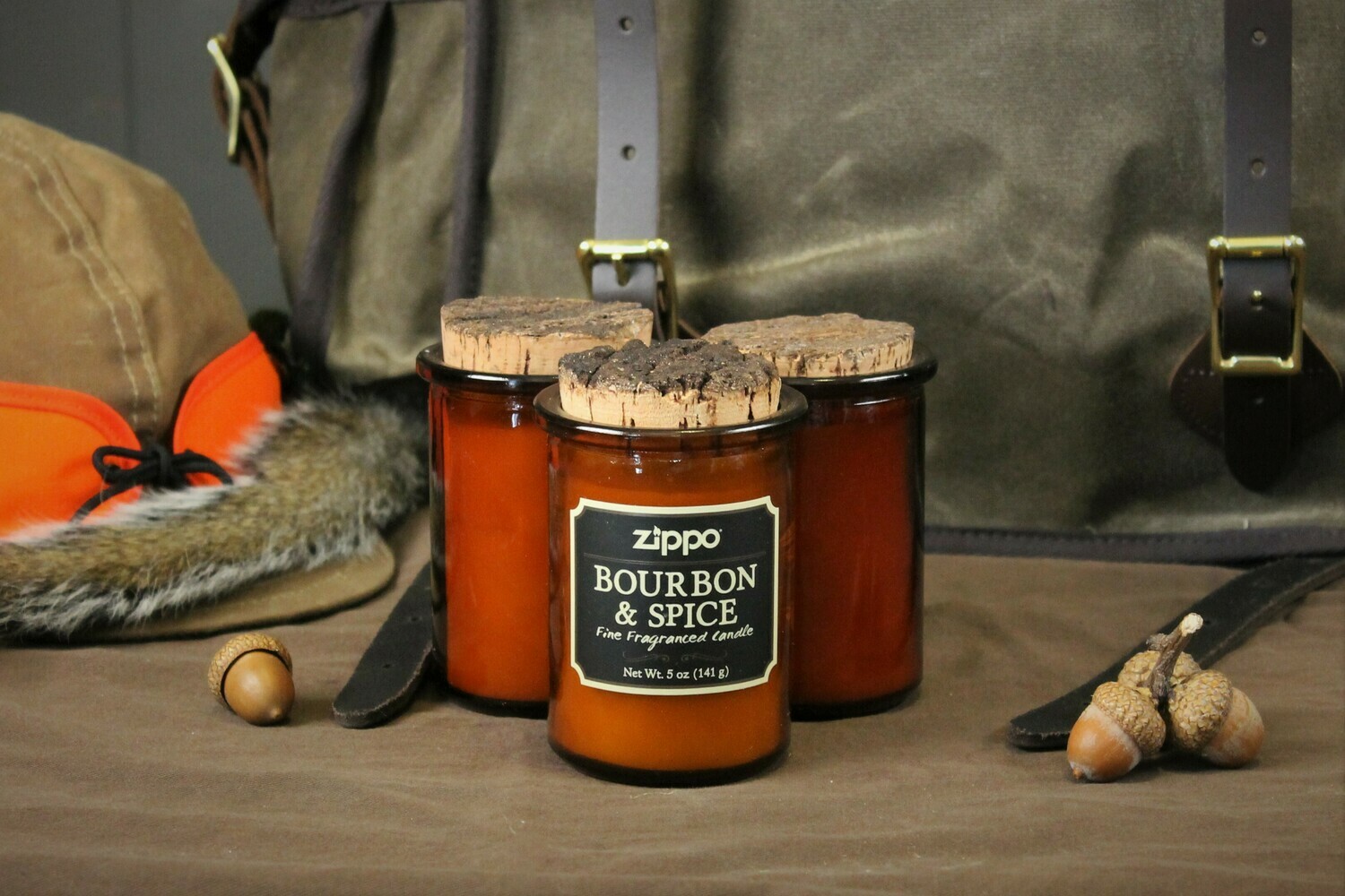 Bourbon and Spice Scented Candle