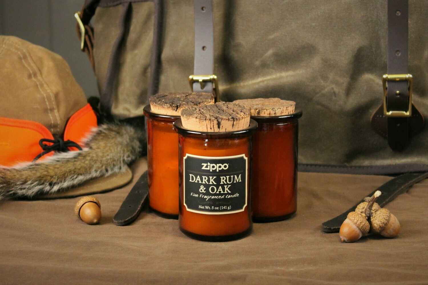 Dark Rum and Oak Scented Candle