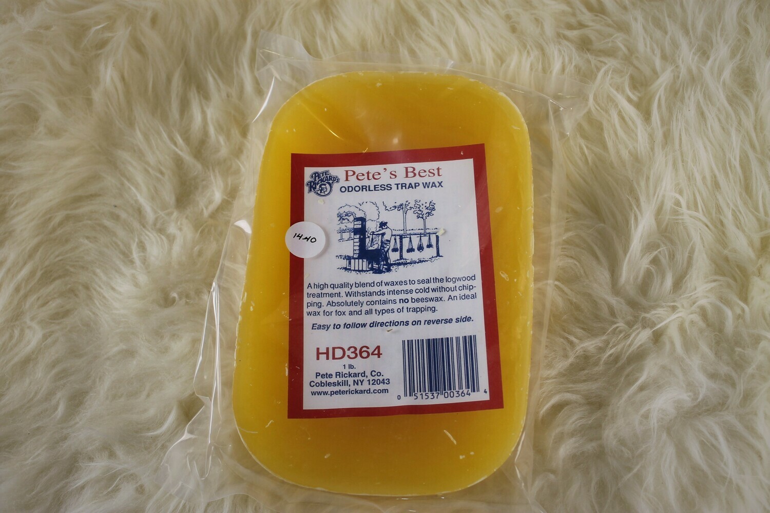 Pete Rickard&#39;s Odorless Trap Wax 1lb.