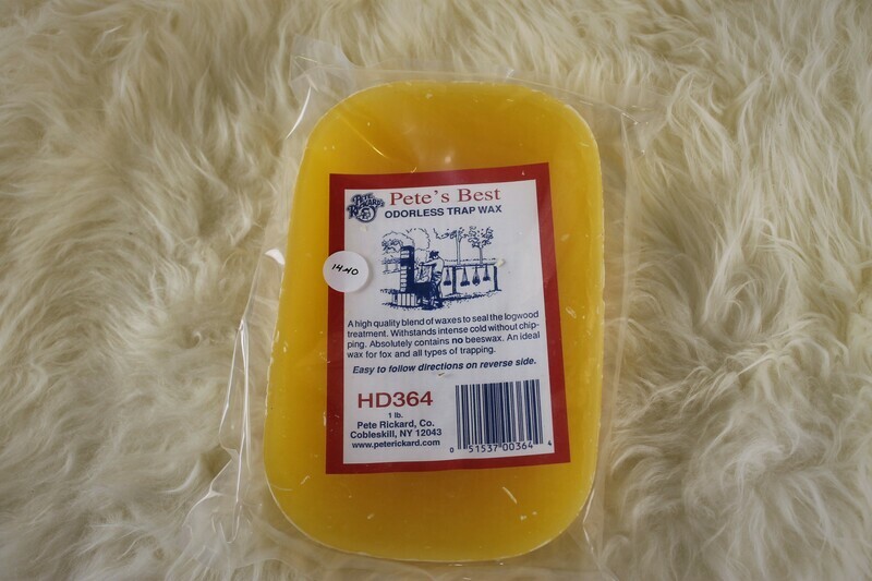 Pete Rickard&#39;s Odorless Trap Wax 1lb.