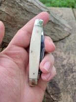 Rough Ryder&#39;s Stockman White Smooth Bone Knife