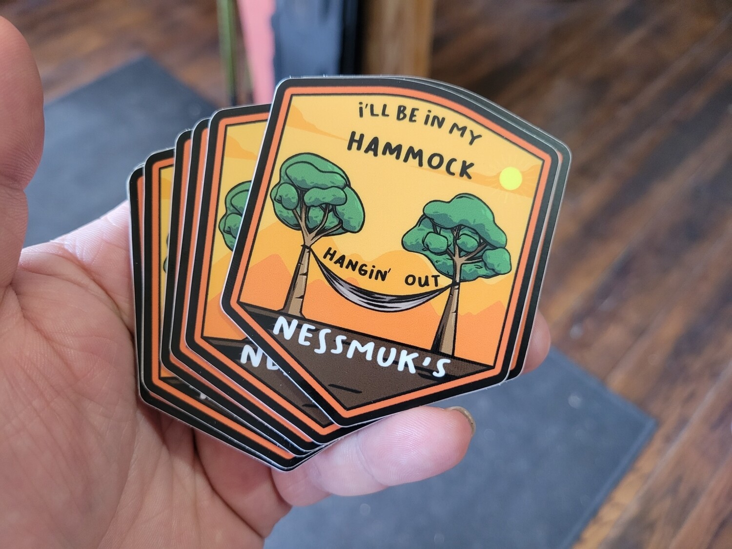 Hammock Hangin&#39; Sticker