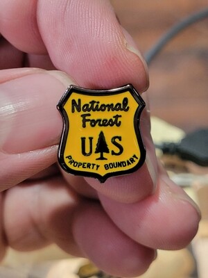 National Forest Boundary Pin