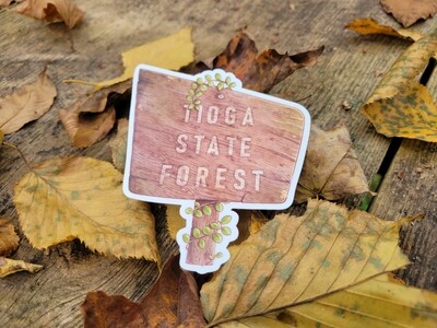 Tioga State Forest Sticker