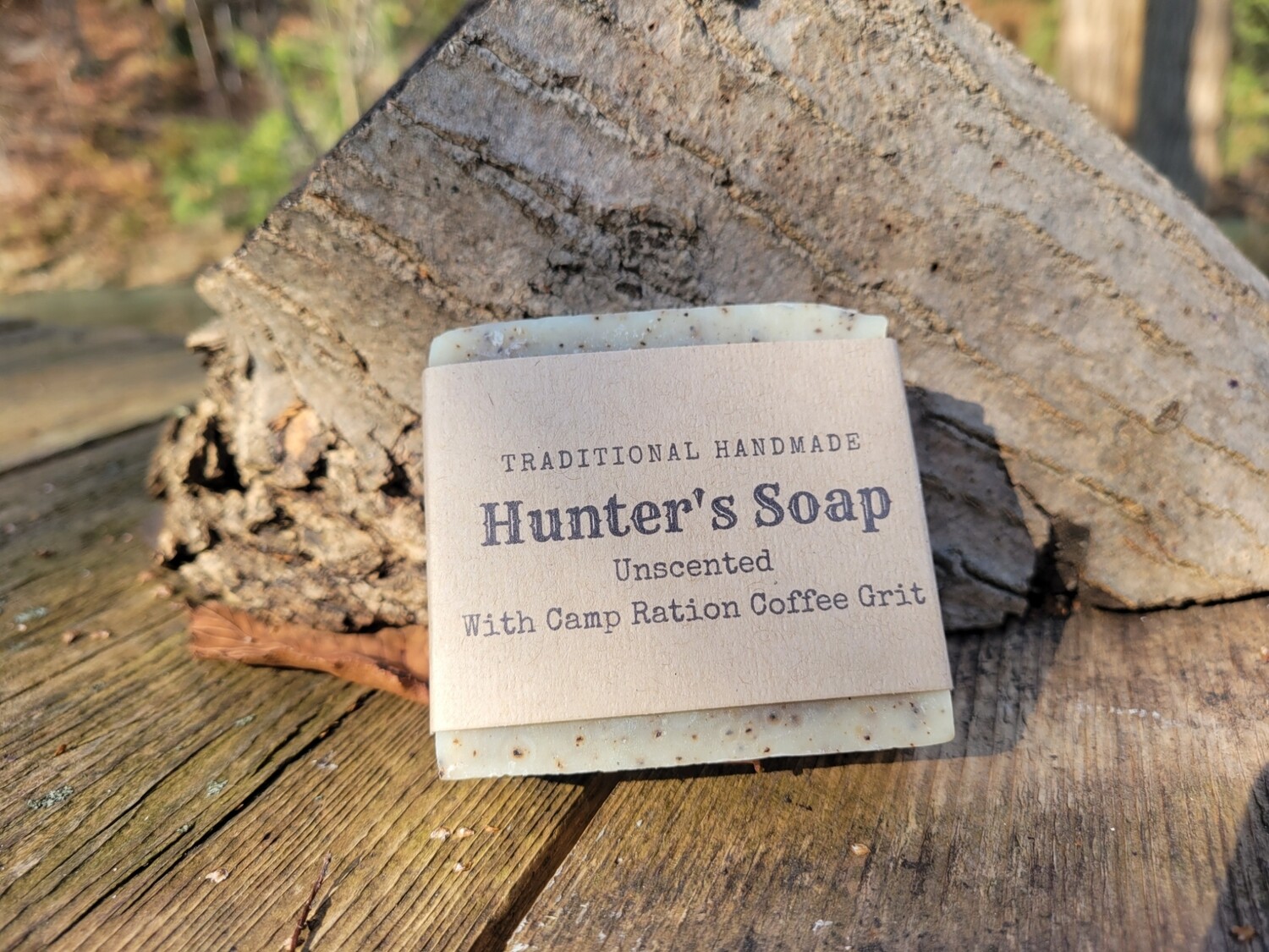 Nessmuk's Hunter's Soap with Camp Ration Coffee Grit