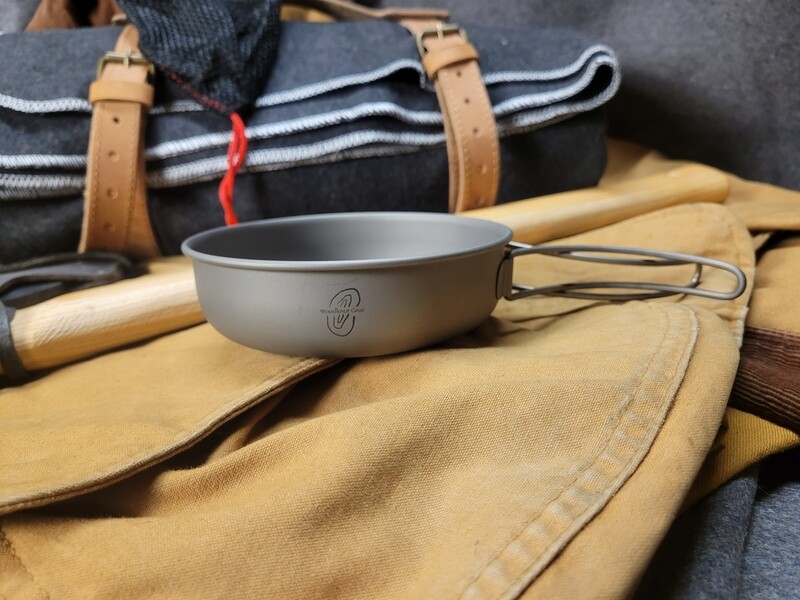Titanium Skillet by Woodknot Gear