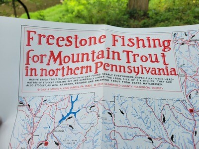 Freestone Fishing Historical Map