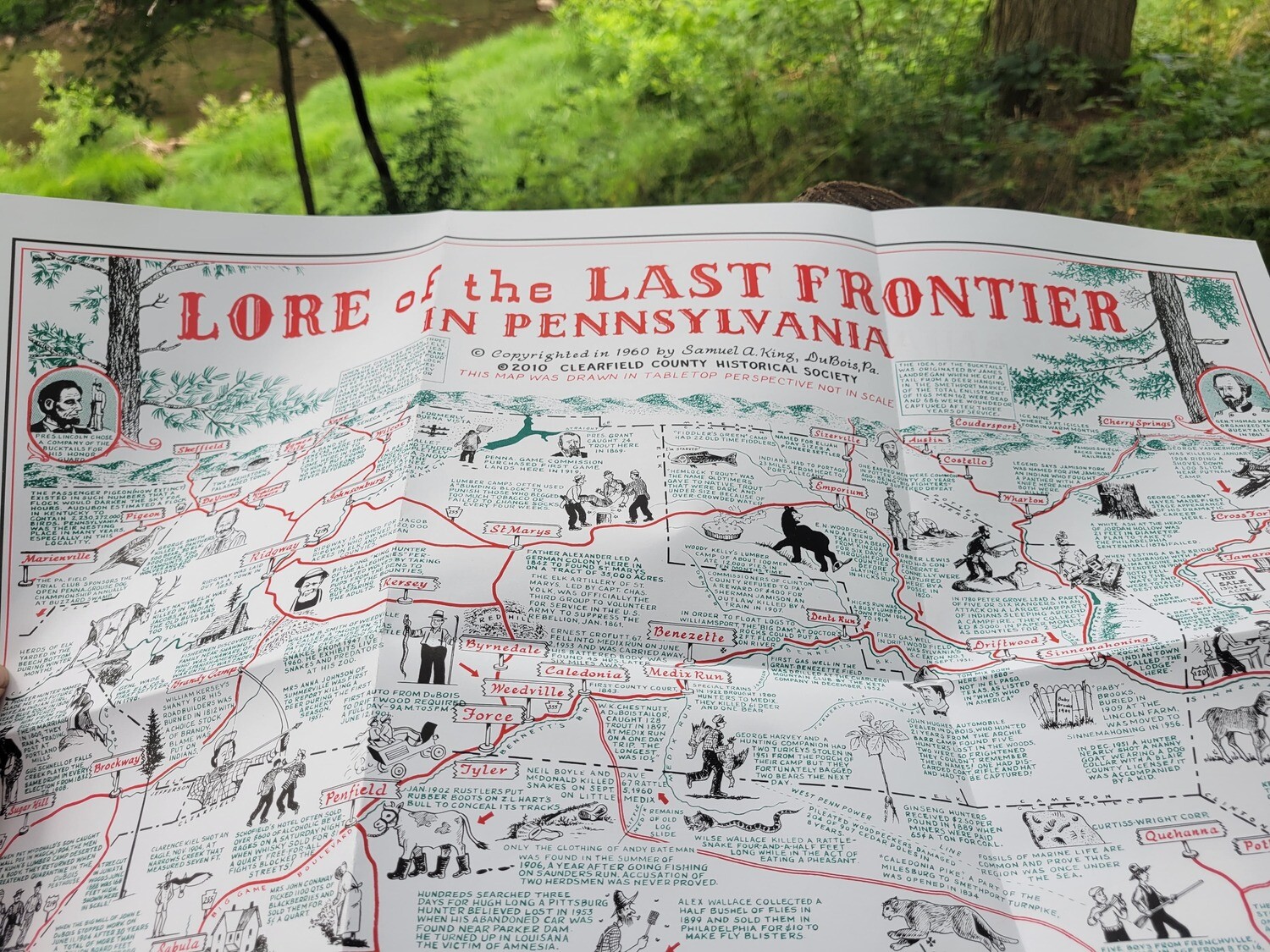 Lore of the Last Frontier Historical Map