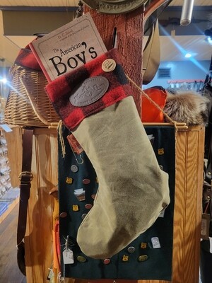 Stocking #1 To: An Adventurous Young Boy, From: Granddad.