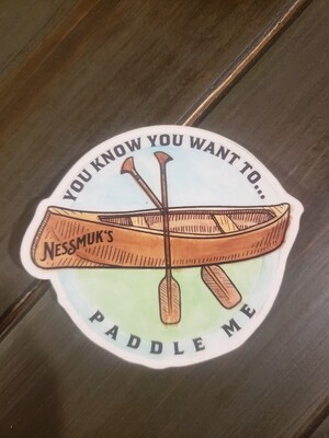 "Paddle Me" Sticker