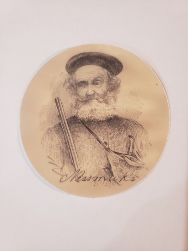 Nessmuk Portrait Sticker