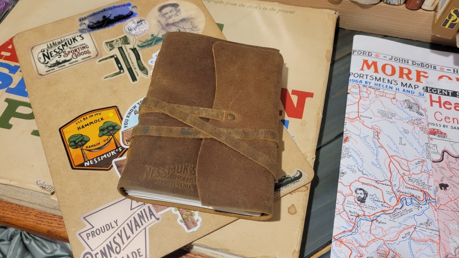 Distressed Leather Sketch Journal