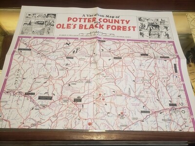Potter County Historical Map