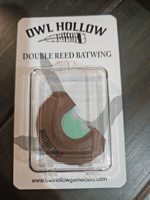 Owl Hollow Double Reed Batwing Turkey Call
