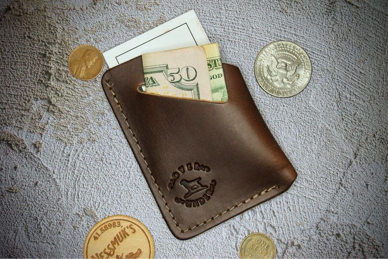Over Under Minimalist Horween Wallet