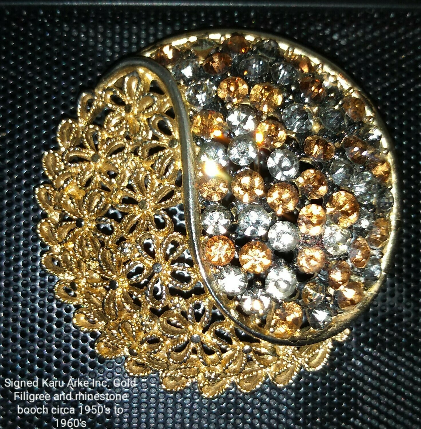 Karu Arke Signed Brooch