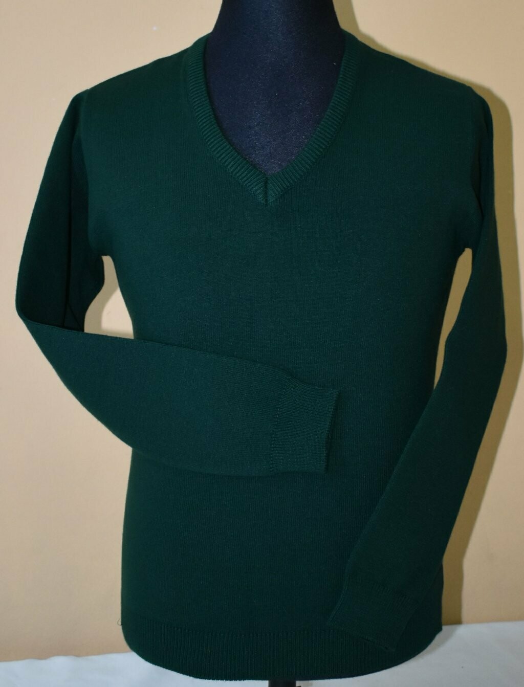 Pullover E/V M/L Col. Liso Verde