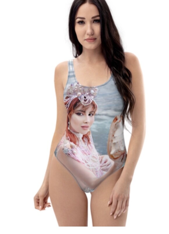 All-Over Print One-Piece Swimsuit, MULTIPLE OPTIONS
