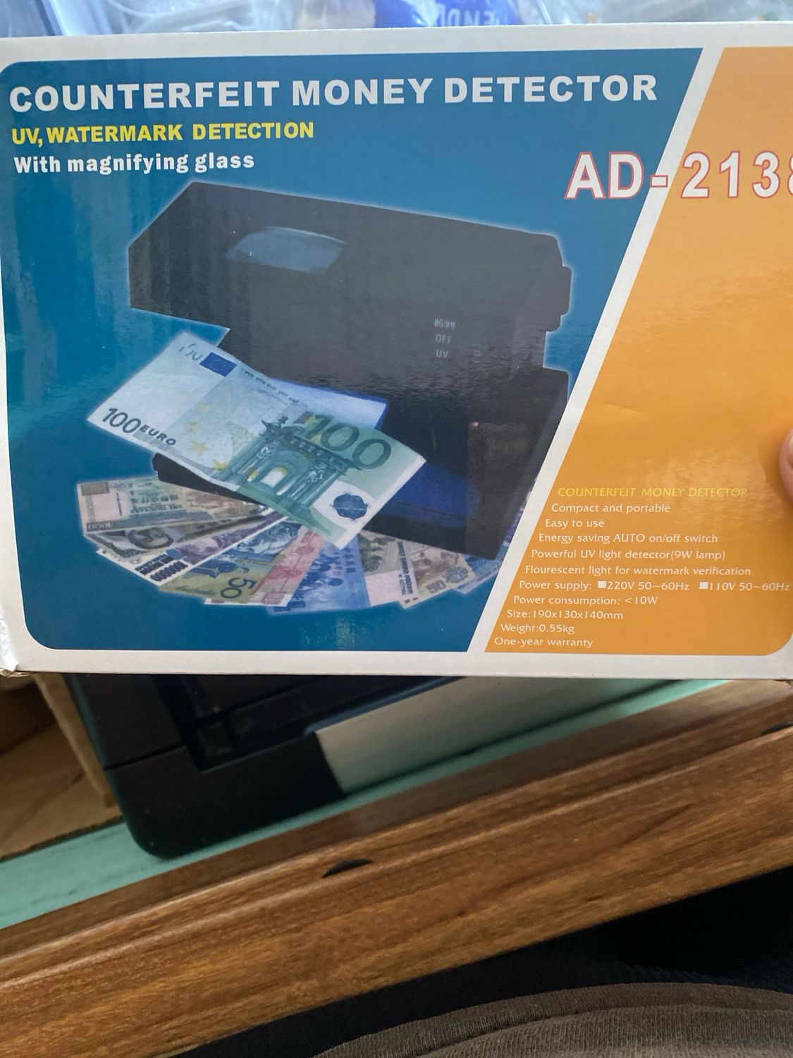 Lector de dinero